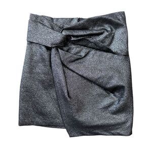 ZARA Metallic Mini Skirt Size XS